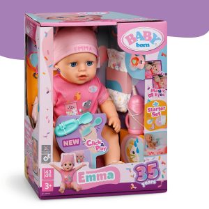 BABY BORN Lelle Emma Click and Play, 43cm