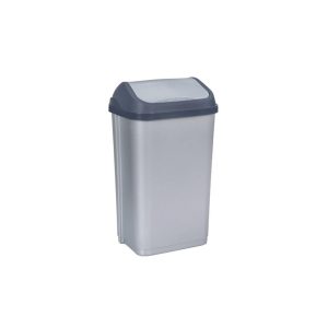Atkritumu tvertne Keeeper 10308160, pelēka krās., 50 l, 61.5 cm x 29 cm