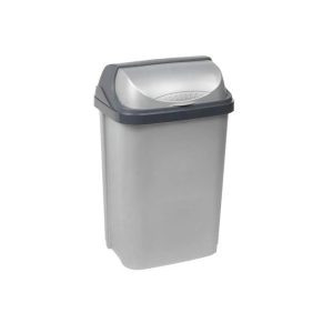 Atkritumu tvertne Keeeper 10454160, pelēka krās., 25 l, 54 cm x 24 cm