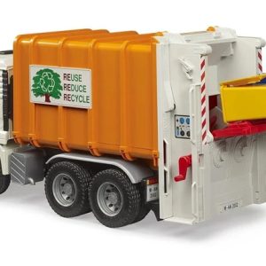 Rotaļlietu atkritumu vedējs Bruder GARBAGE TRUCK 4080202-2696, 1:16, daudzkrāsaina