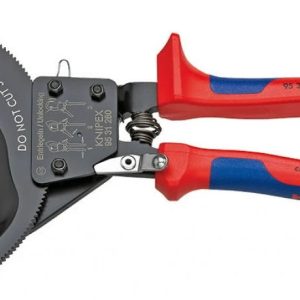 Kabeļu grieznes ar spēka mehānismu Cu + Al, DR DIA52mm/380mm², Knipex