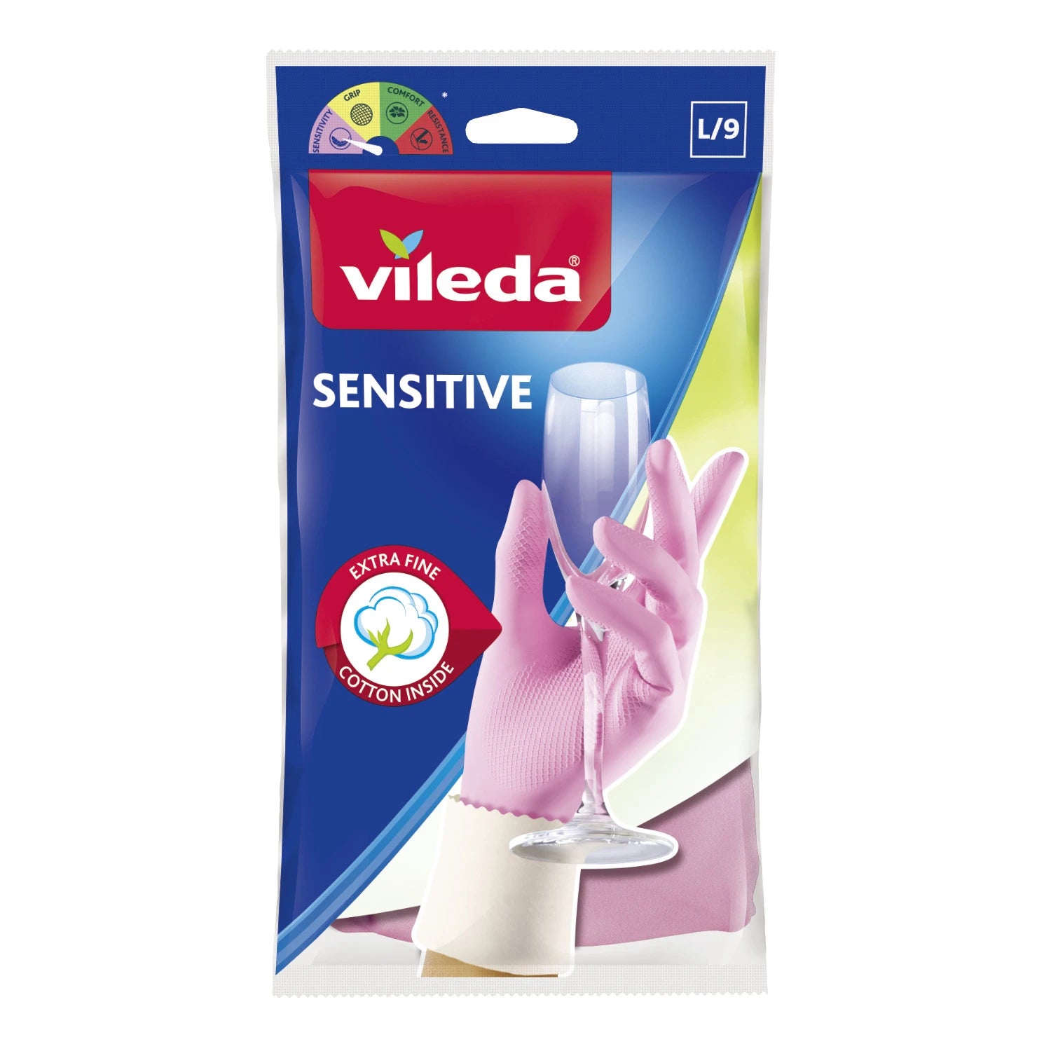 Cimdi gumija Vileda VILE00689, L