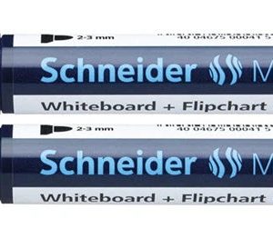 Baltās tāfeles marķieris Schneider 129001, 2 - 3 mm, melna krās.