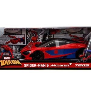 Bērnu rotaļu mašīnīte Jada Toys Spider Man McLaren 720S