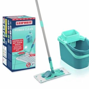 Grīdas tīrīšanas komplekts Leifheit Power Clean, gaiši zila krās., 6 l