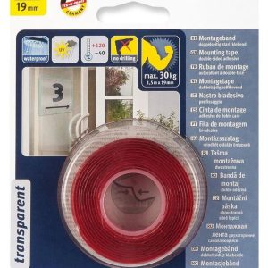 Līmlente Fix-O-Moll 3563049, divpusējs, 1.5 m x 19 mm