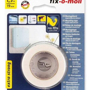 Līmlente Fix-O-Moll BALT3563047, divpusējs, 1.5 m x 19 mm