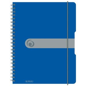 Burtnīca Herlitz 11293065, rūtiņu, A4, 80 lapas, Zila krās.