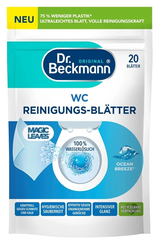 WC atsvaidzinātājs Dr. Beckmann Ocean Breeze. 20 gab.