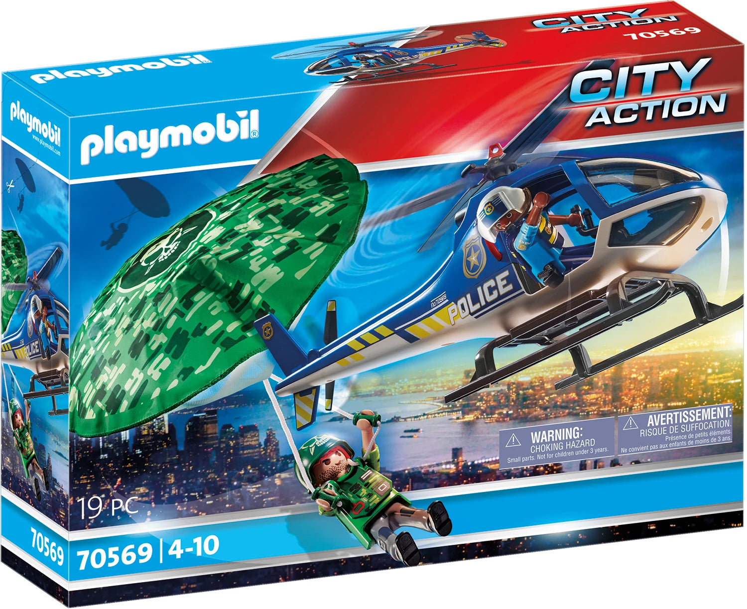PLAYMOBIL City Action Policijas misija: izpletņa meklēšana 70569