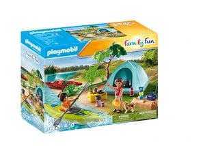 PLAYMOBIL CAMPING Kempings ar ugunskuru 71425