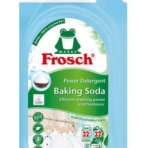FROSCH efektīvs stipras iedarbības šķidrais veļas mazgāšanas līdzeklis ar sodu 1.5L