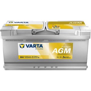 Akumulators Varta A4, 12 V, 105 Ah, 950 A