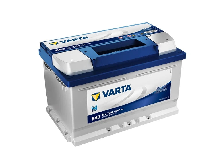Akumulators Varta BD E43, 12 V, 72 Ah, 680 A