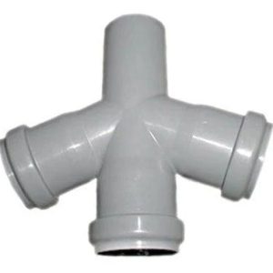 Ar četriem zariem iekštelpu kanalizācijai Magnaplast HTplus, 110 mm x 110 mm x 110 mm, 67 °