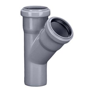 Trejgabals iekštelpu kanalizācijai Magnaplast HTplus, 110 mm x 110 mm, 45 °