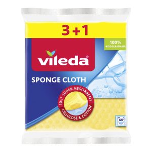 Lupatiņa, universāli Vileda VILE2784, ,krāsa/dizains tiek izvēlēts nejauši,, celuloze, 4 gab.