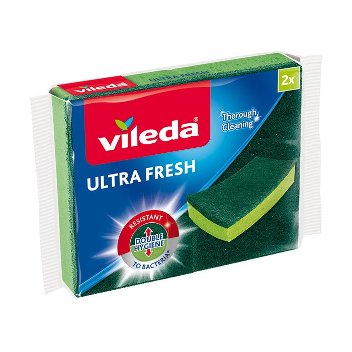 Tīrīšanas sūklis Vileda Ultra Fresh VILE20098, daudzkrāsaina, 2 gab.