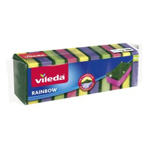 Tīrīšanas sūklis Vileda Rainbow, daudzkrāsaina, 10 gab.