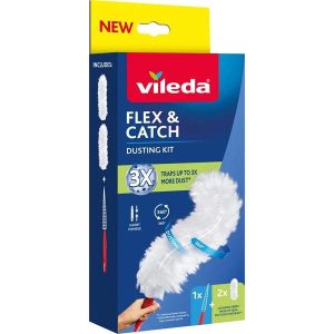 Putekļu slota flex&catch īsā + 2