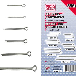 Šķeltapu komplekts - 1.6 - 4.0 mm - 555 gab. BGS