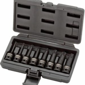 Triecienmuciņu komplekts TORX 1/2´´, T30-T80, 8 gab., KS Tools