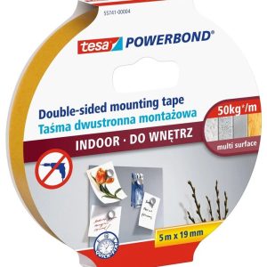 Līmlente Tesa 55741-00001, Divpusējs, 5 m x 1.9 cm