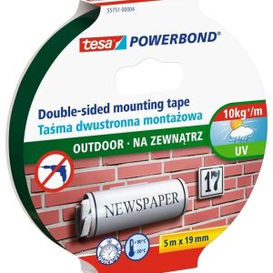 Līmlente Tesa 55751-00004-04, divpusējs, 5 m x 19 mm