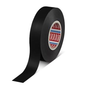 Elektrības izolācijas lente Tesa Premium, melna krās., 33 m