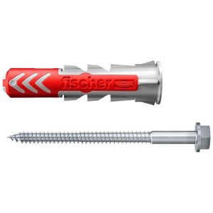 Dībelis Fischer DuoPower, skrūves, 10 mm x 50 mm, 4 gab.