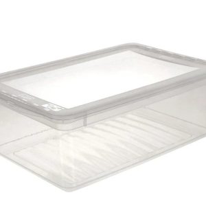 Uzglabāšanas kaste ar vāku, paredzēts uzglabāšanai Keeeper 10575, 8 l, caurspīdīga krās., 39 x 26.5 x 10 cm