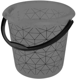 Spainis saimniecībai Keeeper Polygon, 10 l, caurspīdīga krās./melna krās.