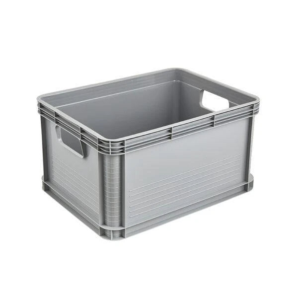 Uzglabāšanas kaste, transports/paredzēts uzglabāšanai/rotaļlietām Keeeper 1088213000000, 20 l, pelēka krās., 40 x 30 x 22 cm