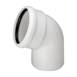 Iekšējās kanalizācijas līkums Magnaplast Skolan 58 mm 87°