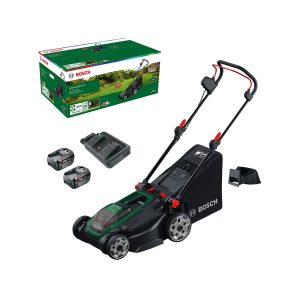 Akumulatora zāles pļāvējs Bosch Rotak 18V2-43, 2 × 18 V, 4 Ah