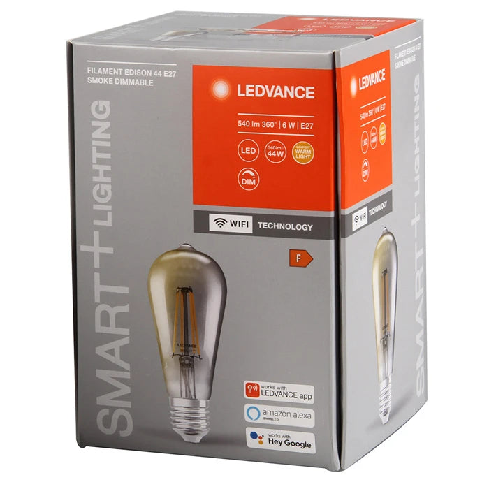 Viedā spuldze Ledvance LED, E27, balta krās., E27, 6 W, 540 lm