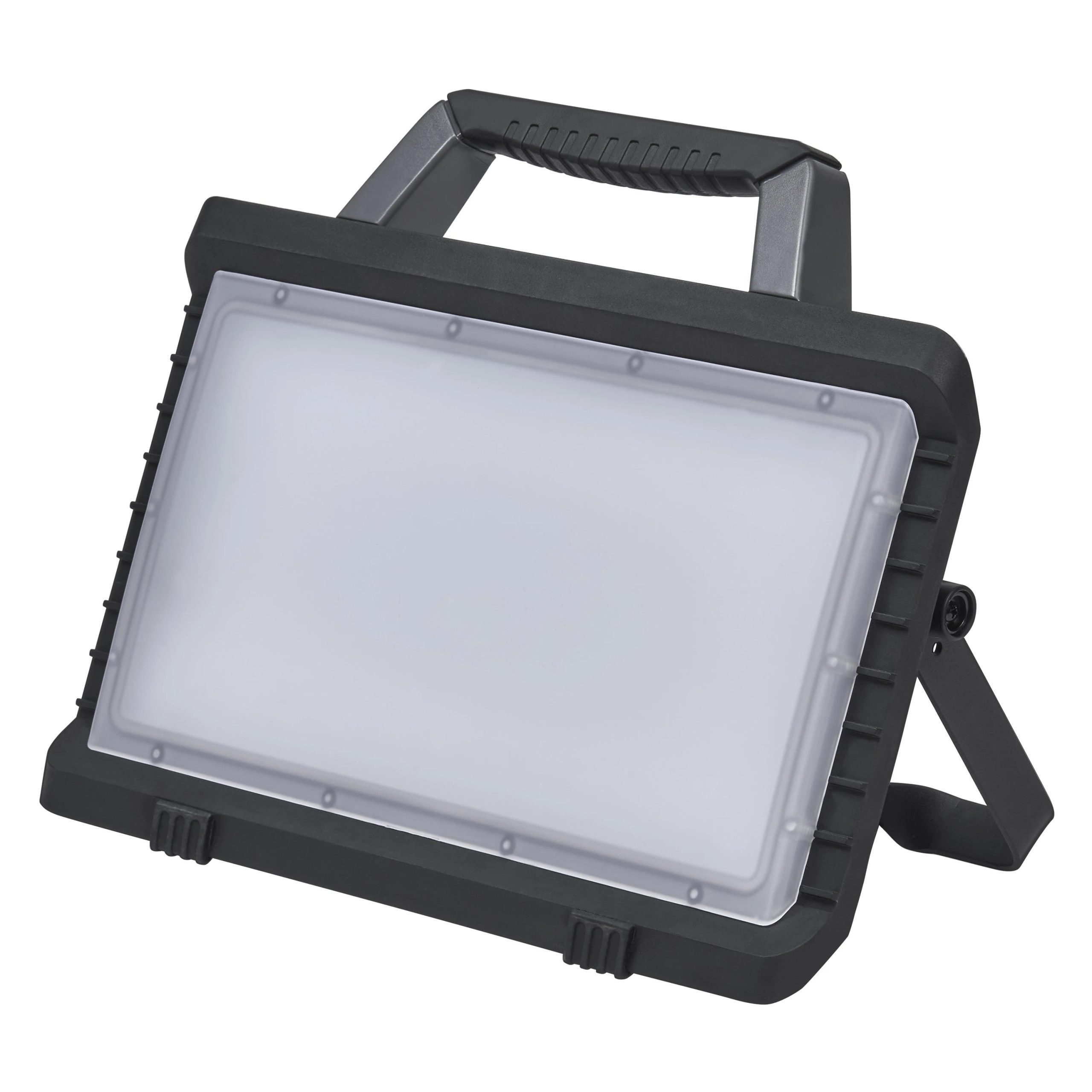 Prožektors bez kustības sensora Ledvance, 26 W, 3000 lm, 6500 °K, IP54, melna krās.