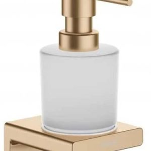 Uz sienas piestiprināmais šķidro ziepju dozators Hansgrohe AddStoris, bronzas