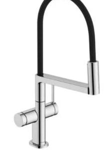 Virtuves jaucējkrāns Hansgrohe Talis Select M54, melna/hroma