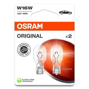 Auto spuldze Osram 921-2BL, kvēldiegu spuldze, caurspīdīga, 12 V