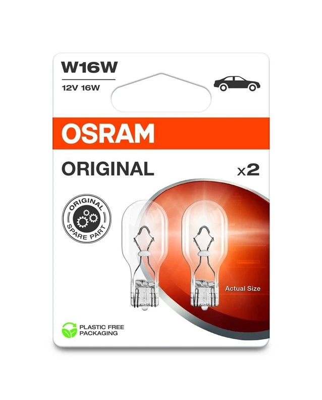 Auto spuldze Osram 921-2BL, kvēldiegu spuldze, caurspīdīga, 12 V