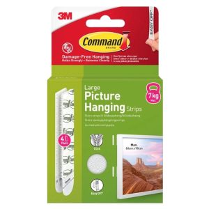 COMMAND attēlu pakarināšanas sloksnes T17206C. 4 pāri