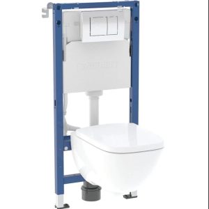WC rāmja komplekts Delta 112cm + skalošanas poga