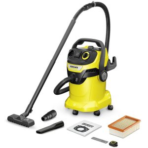 Vacuum Cleaner-KARCHER-Input power 1200 W-Dust capacity 25 L-Drum vacuum-Cleaning type Dry&wet-Dust container Dust bag-Colour