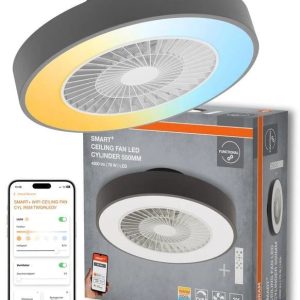 Griestu ventilators ar lampu Ledvance 4099854472800, 78 W