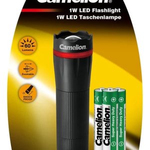 Kabatas lukturītis Camelion 1W. 60lm. 3xAAA baterijas