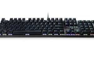 KEYBOARD GS101 BLACK/SILVER/MRGS101-UK MEDIARANGE