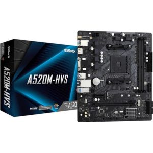 Mainboard-ASROCK-AMD A520-SAM4-Micro-ATX-Memory DDR4-Memory slots 2-1xPCI-Express 3.0 1x-1xPCI-Express 3.0 16x-1xM.2-1x15pin
