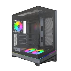 Case-MONTECH-ATX/micro ATX/Mini-ITX/BTF-Black-MONTECH SKY 3 ,B,-SKY3,B,