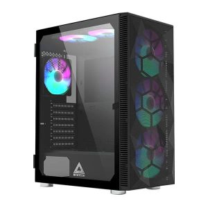 Case-MONTECH-X3 Mesh-MidiTower-Not included-Colour Black-X3MESH,B,